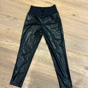 Sundays vegan leather lace up jogger size XS in great barely worn condition.